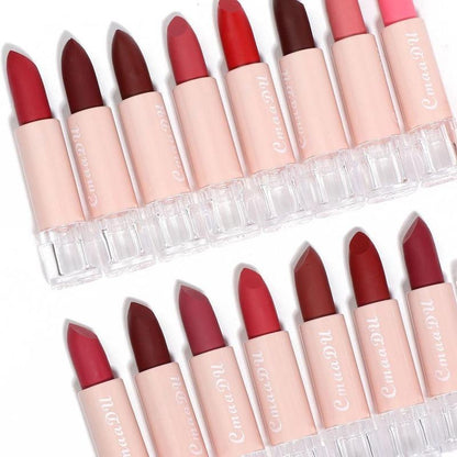 Long Lasting Matte Lipstick, 1 Count Waterproof Moisturizing Lipsticks Suitable for All Occasions, Lip Makeup Products for Girls and Women