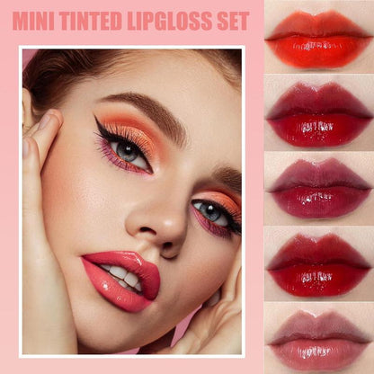 Juicy Long Lasting Lipstick Set, Plumping Lip Makeup Stick, Tinted Hydrating Lip Makeup Gloss, Daily Glossy Lip Cosmetic, Summer Gift, Makeup Products