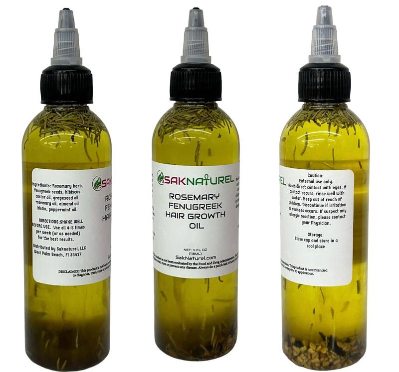 Rosemary Fenugreek Hair Growth oil - Long Hair - Thick Hair - Hair Growth - Ayurverdic Hair growth oil - Rosemary Hair Oil - Hibiscus Hair growth oil - Indian Hair Growth oil - Chebe Hair Growth Oil Organic - Herbal Haircare Moisturizing Peppermint