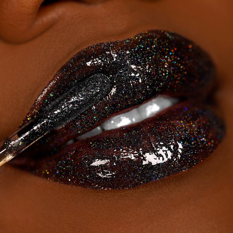 Black widow Holographic High Shine Gloss