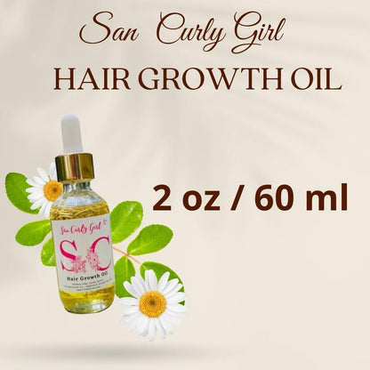 San Curly Girl Hair Growth Oil Organic Hair Car