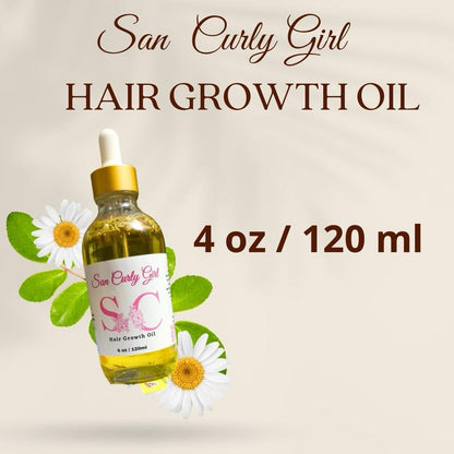 San Curly Girl Hair Growth Oil Organic Hair Car