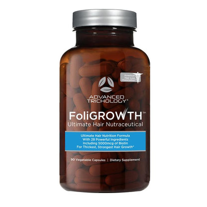 FoliGROWTH Ultimate Hair Growth Nutraceutical by Advanced Trichology - For Women & Men - Approved by the American Hair Loss Association