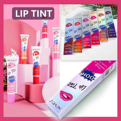 Peel off Lip Gloss, 6 Counts/set Long Lasting Liquid Lipstick, Peeling Lip Stain, Tint Moisturizing Lip Film, Tear off Lip Tattoo Peel off Colored Tinting Lip Balm