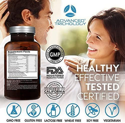 FoliGROWTH Ultimate Hair Growth Nutraceutical by Advanced Trichology - For Women & Men - Approved by the American Hair Loss Association