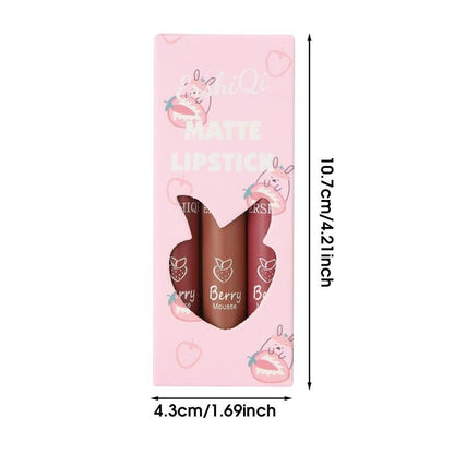 Long-lasting Matte Lipstick, Easy Coloring Lip Gloss for All Occasions Lip Makeup, Cosmetic Accessories, Hydrating Music Festival Makeup Supplies