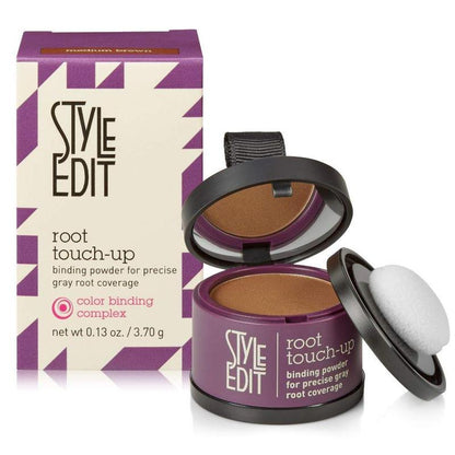 Root Touch-Up Powder by Style Edit Cover Up Hair Color for Grays and Roots Coverage | Root Concealer