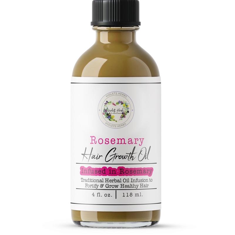 Pure Natural Rosemary Hair Growth and Thickening Oil Treatment with Locally Grown Herbs and Sustainable Ingredients