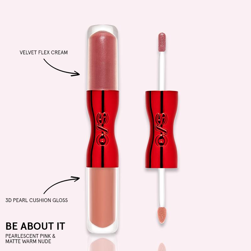 LIP SNATCHER Velvet Flex Cream & Cushion Gloss Lip Duo