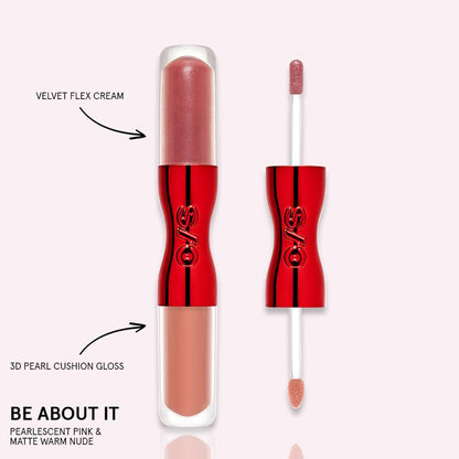 LIP SNATCHER Velvet Flex Cream & Cushion Gloss Lip Duo