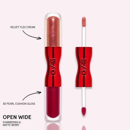 LIP SNATCHER Velvet Flex Cream & Cushion Gloss Lip Duo