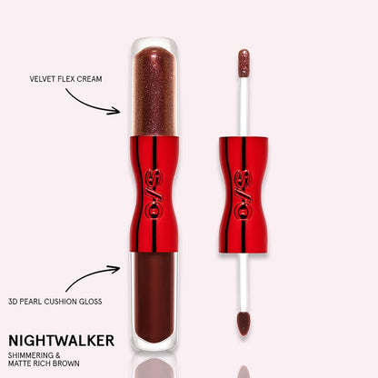 LIP SNATCHER Velvet Flex Cream & Cushion Gloss Lip Duo