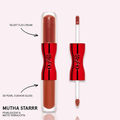 LIP SNATCHER Velvet Flex Cream & Cushion Gloss Lip Duo