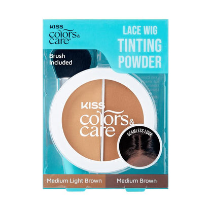 KISS Colors & Care Lace Wig Tinting Powder, 0.28 oz ¨C Light Duo