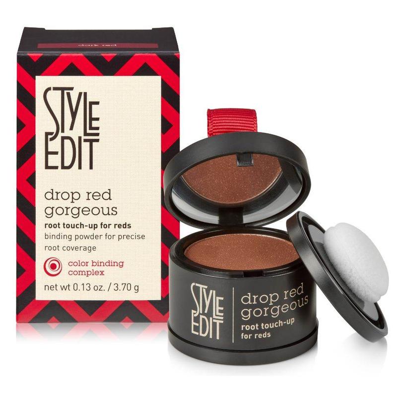 Style Edit Drop Red Gorgeous Root Touch Up Powder For Gray Hair Roots or Thinning Hair Dye Color Haircare