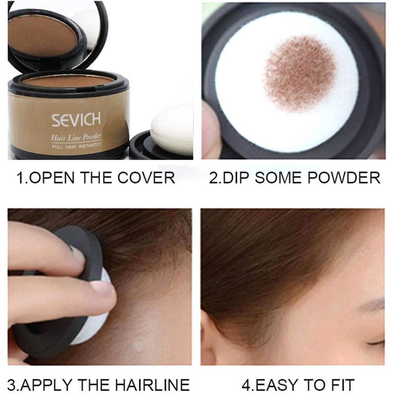 Hair Line Powder, Natural Hairline Powder, High Pigment Hairline Powder, Professional Hair Styling Powder£¬Instantly Hairline Shadow