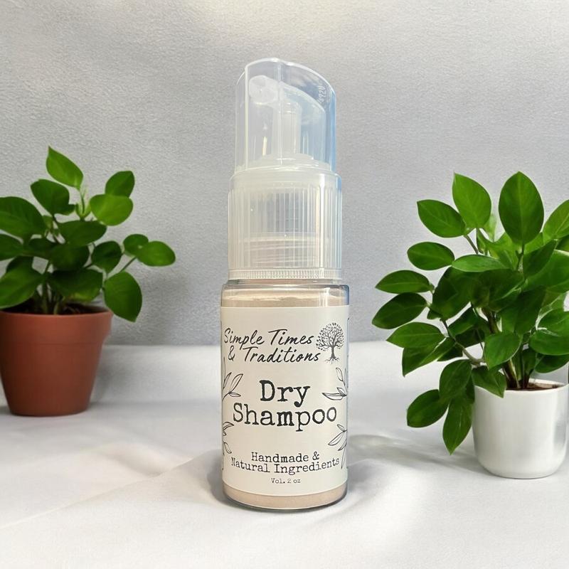 All-Natural Ingredient Dry-Shampoo Powder Sprayer