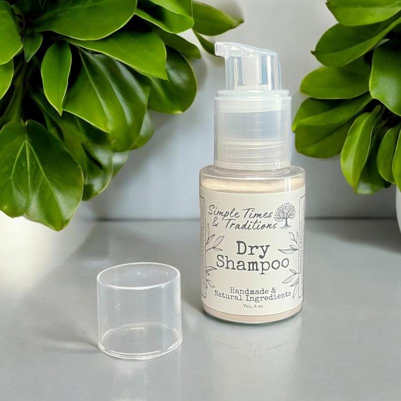 All-Natural Ingredient Dry-Shampoo Powder Sprayer