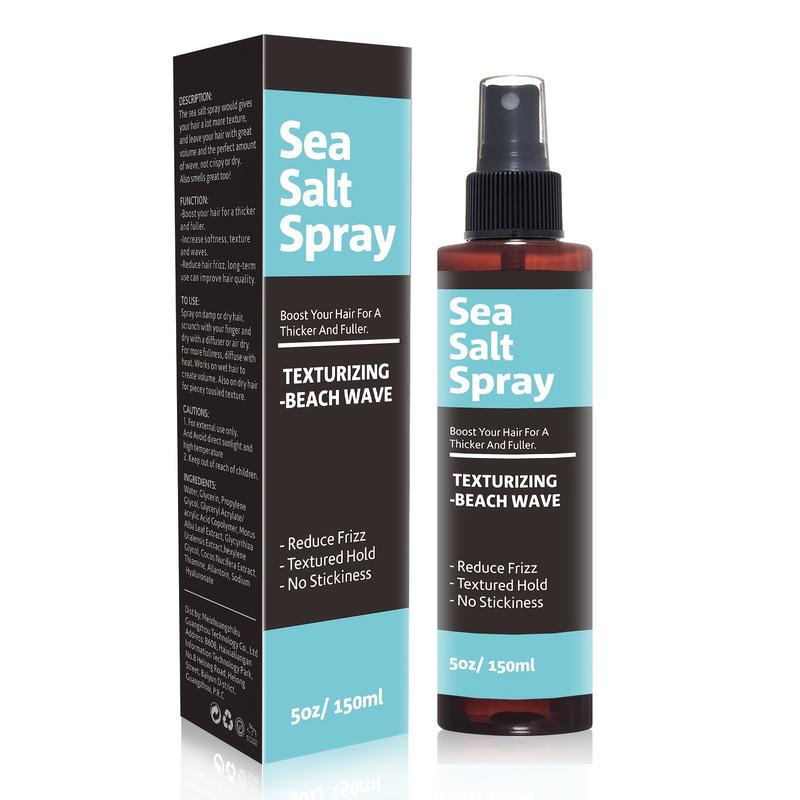 Berlaney Seasalt spray-Natural sea salt spraysuitable for male and female hair, increases theinstant volume, texture, thickness and lightness lTexturing and thickening sea salt spray hair GelHaircare