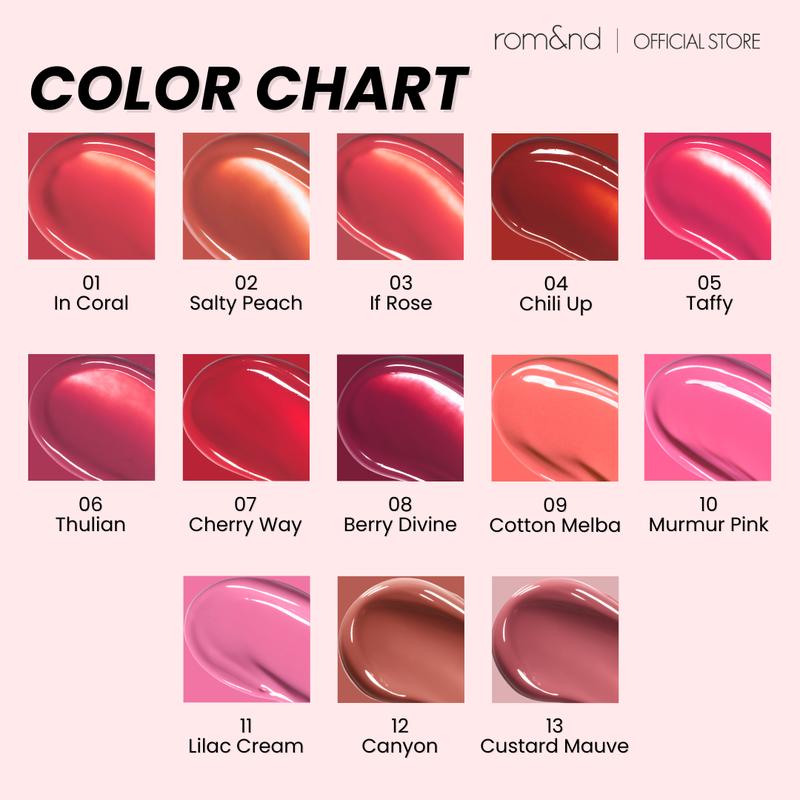 [rom&nd Official Shop] rom&nd Dewy¡¤ful Water Tint (13 Shades) Watery Glossy Lips Long-lasting High Pigmented, Romand, Rom and, Roman, tiktok shop store, tiktok store shop, tiktok shop, korean makeup, k beauty makeup, korean lip tints, korean lippies