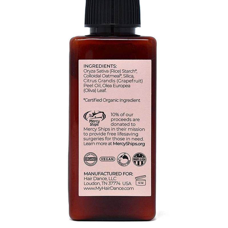 Dry Shampoo Powder in Grapefruit - Organic Ingredients - Volumizing - 2 oz