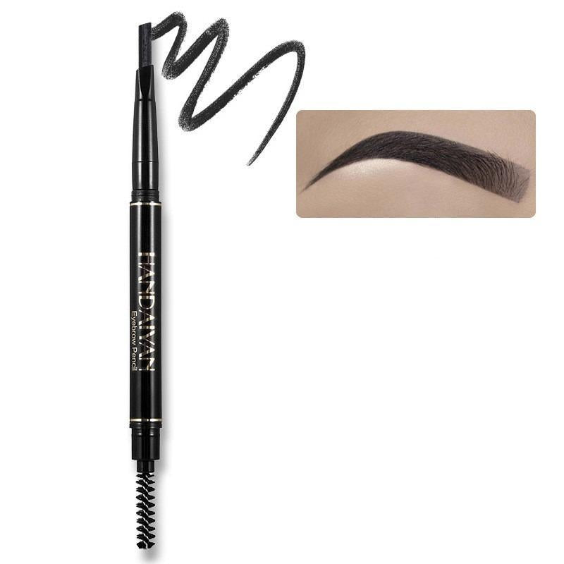 Double-ended Eyebrow Pencil, Waterproof Long Lasting Eyebrow Pencil, Brow Styling Brush, Brow Shading & Filling Pencil, Brow Brush Makeup Tool, Eye Makeup Products