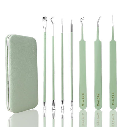 Stainless Steel Blackhead Remover Kit, 1 Box Blackhead Popping Tool, Professional Skincare Tools for Women & Men