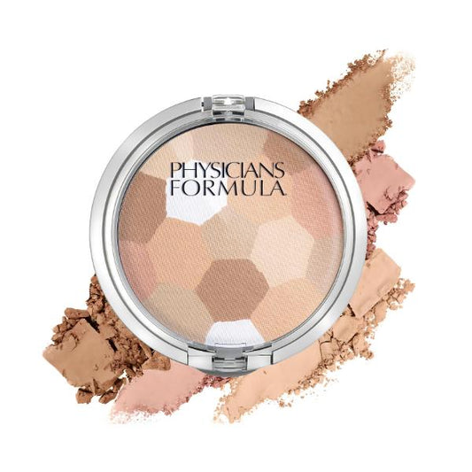 Physicians Formula Setting Powder Palette Multi-Colored Pressed Finishing Powder, Natural Coverage, Buff, Dermatologist Tested, Clinicially Tested