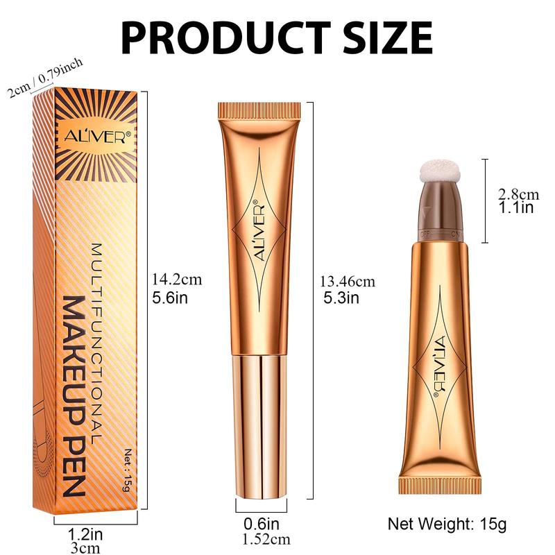 Long-lasting Liquid Foundation, 1 Piece Moisturizing Full Coverage Foundation, Lightweight Concealer Foundation For All Skin Types