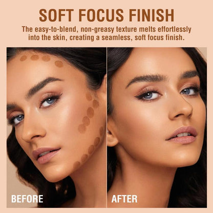 Long Lasting Liquid Contour, Facial Contouring & Detailing Highlighter Makeup, Full Coverage Flawless Makeup Cream, Makeup Product for Women & Girls