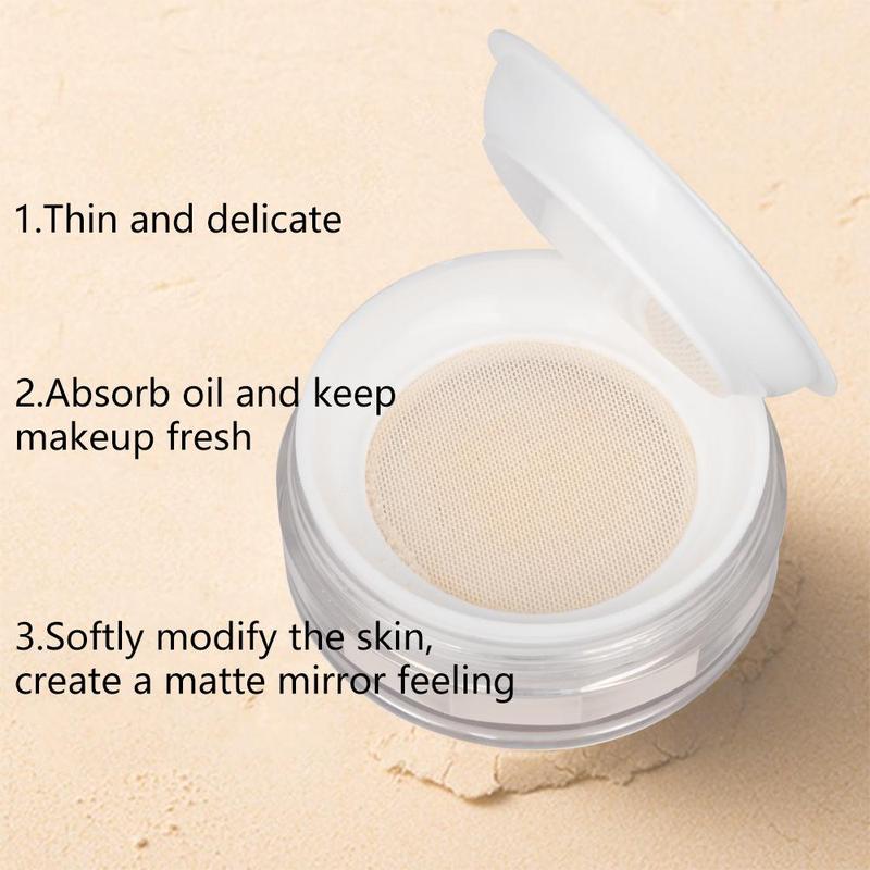 Long-wearing Pressed Powder, 1 Count Oil Control Matte Powder, Setting Powder, Face Makeup Accessories, Cosmetics, Smooths Skin & Completes Makeup, Suitable for All Skins