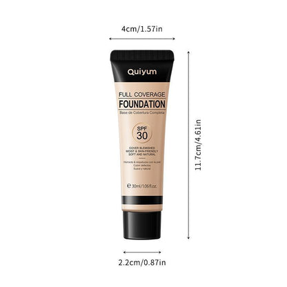 30ml Long Lasting Foundation, Natural Concealer Foundation, Moisturizing Makeup Cream, Daily Makeup Products