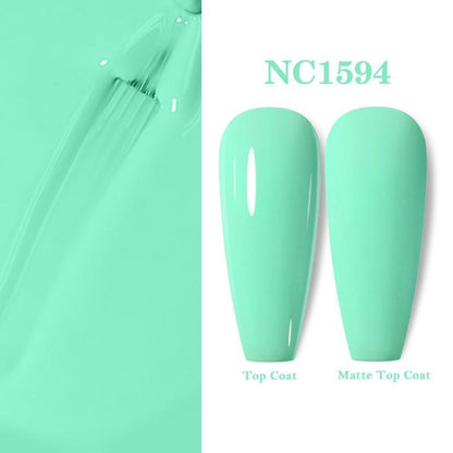 15ml Summer Pastel Color Gel Nail Polish for Music Festival Makeup, 1 Count Long Lasting Quick Dry Nail Art DIY For Women & Girls