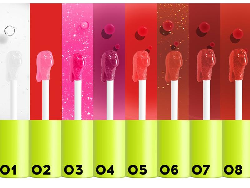 8 Colors Shiny Transparent Lip Gloss Plumping Long Lasting Nourishing Non-sticky Fresh Clear Smooth Lip Care Lipstick Makeup Glossy Cosmetic