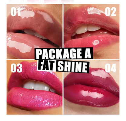 8 Colors Shiny Transparent Lip Gloss Plumping Long Lasting Nourishing Non-sticky Fresh Clear Smooth Lip Care Lipstick Makeup Glossy Cosmetic