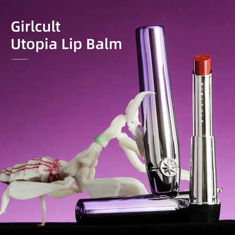 GIRLCULT Moisturizing Lipstick, Long Lasting Lip Balm, Glossy Lip Glaze Stick, Plumping Lip Oil Lip Stick for All Occasions Makeup, Girls and Women