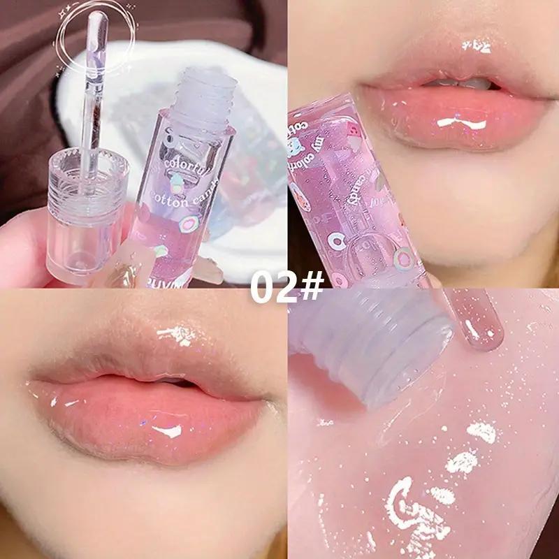 Clear Moisturizing Lip Gloss Set, 3 Counts/set Hydrating Plumping Lip Care Lipstick, Lip Makeup Tool, Comfort Elegant Hydrating Lip Cosmetic for Gift