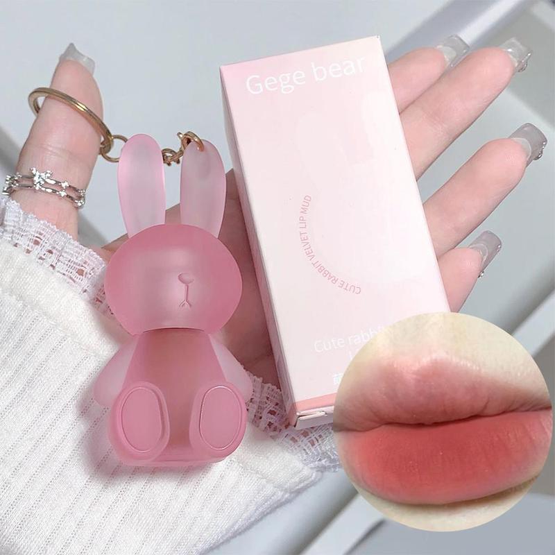 Cute Rabbit Design Lipstick Kit (6pcs), Long Lasting Easy Coloring Lip Sticks, Moisturizing Lipstick, Suitable for All Occasions Lip Makeup, Girls and Women Makeup Accessories