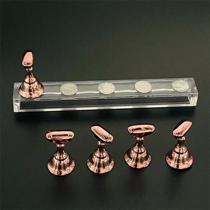 Nail Art Display Stand, 1 Count Clear Acrylic Nail Display Holder, Professional Manicure Display Accessories for Beauty Salon