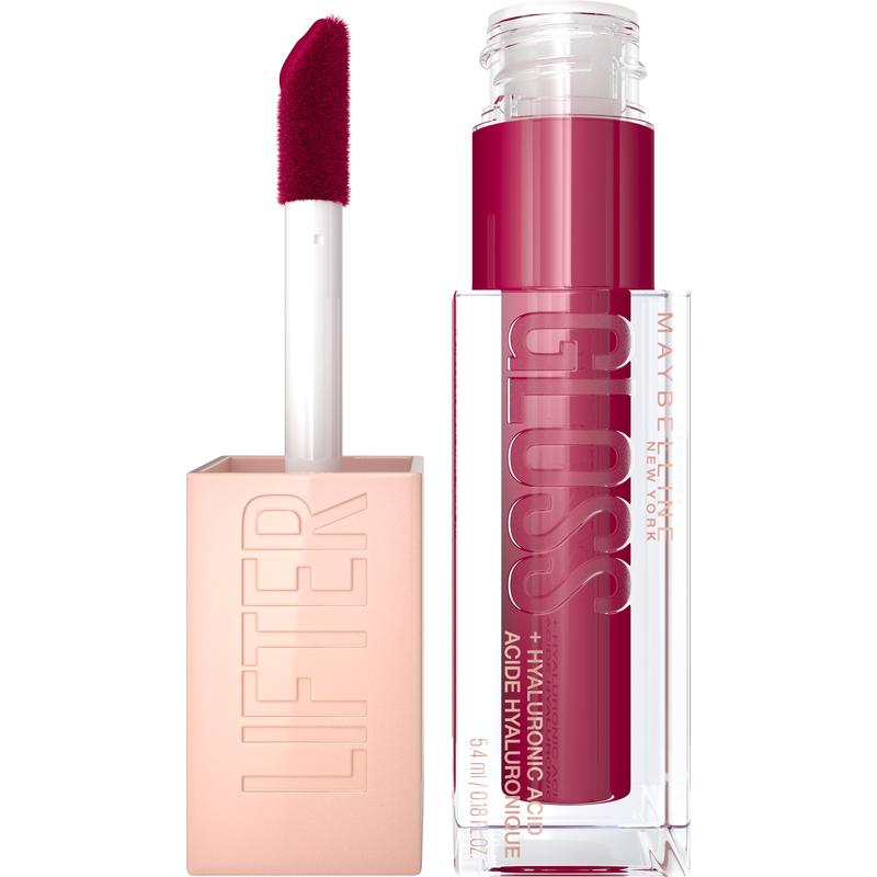 Maybelline Lifter Gloss, Hydrating Lip Gloss with Hyaluronic Acid, High Shine for Plumper Looking Lips