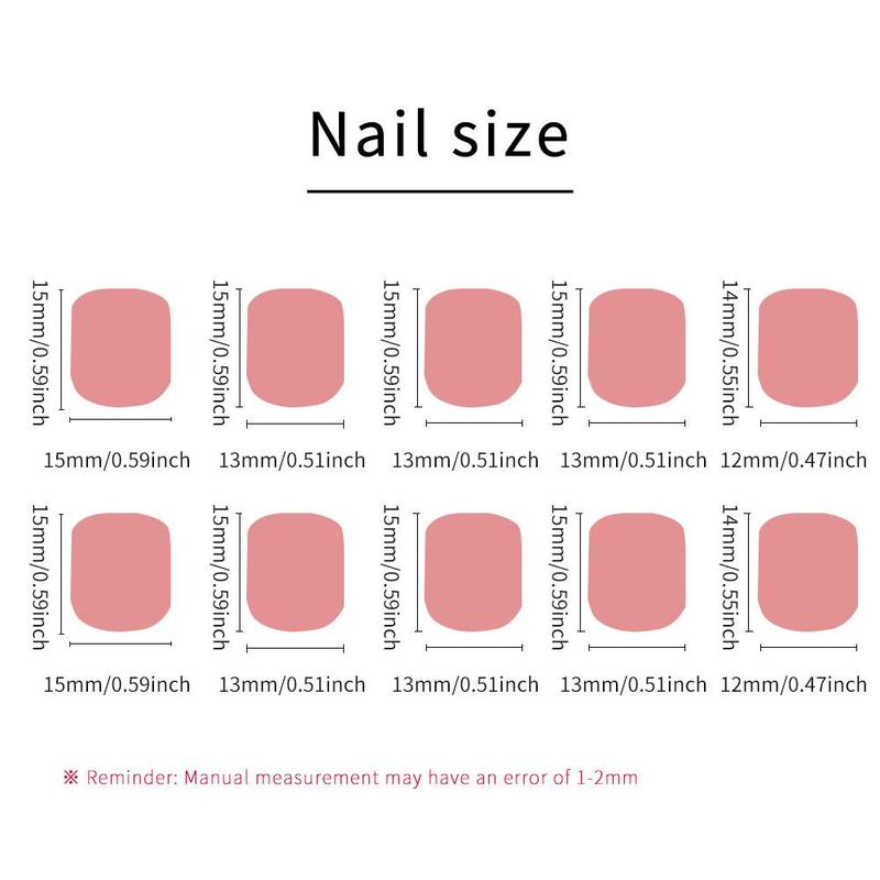 Cat Eye Design Square Fake Nail, 30pcs Full Cover Press on Nail, Removable DIY Artificial Nail Kit for Women & Girls