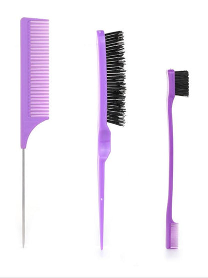 Hair Styling Comb Set, Haircare Tool Set, Including Hair Comb, Spray Bottle, Eyebrow Brush, Rat Tail Comb, Professional Durable, Suitable Hair Salon Tools