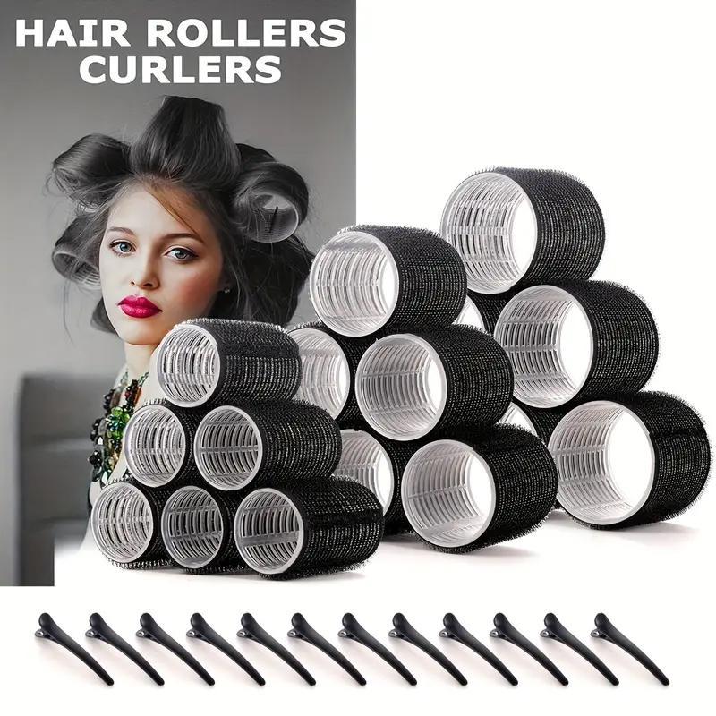 Heatless Hair Curler Set, 30pcs/60pcs Self Grip Hair Roller, Self Holding Rollers, Hair Rollers For Salons and Home, Summer Hair Styling Tool