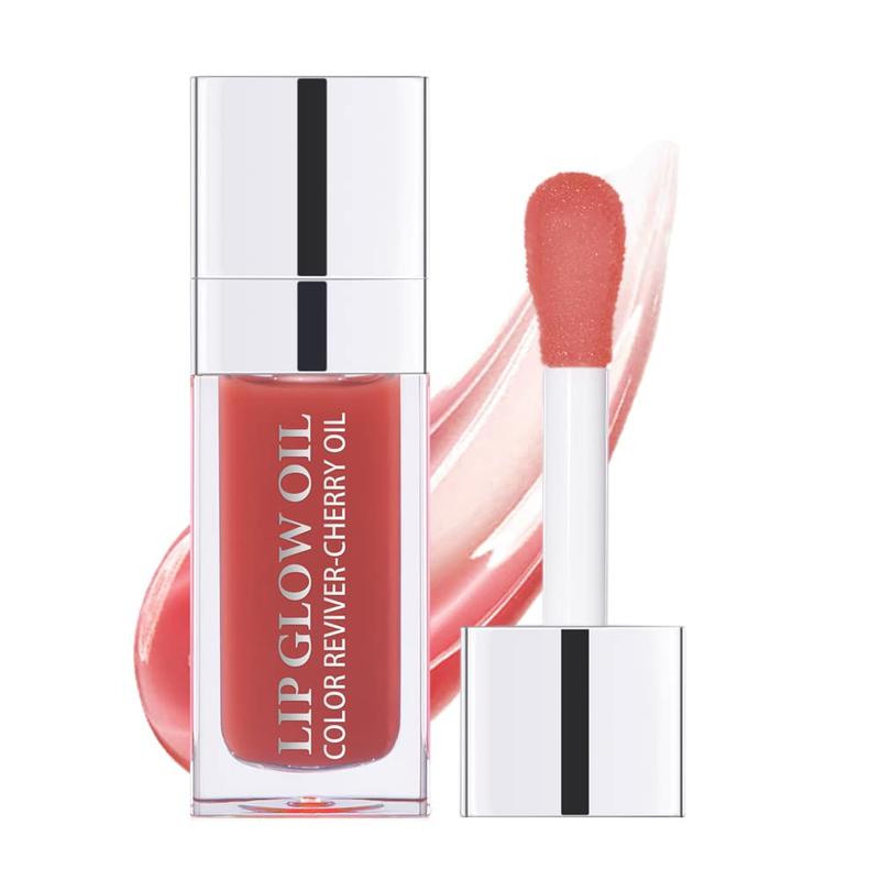 Hydrating Lip Glow Oil, Plumping Lip Gloss, Moisturizing Lip Oil Gloss bloody lip tint, Transparent Moisturizing Lip Balm, Natural Lip Plumper, Lip Plumper Gloss Make Lips Fuller (Rosewood) Lip Makeup Sets Lipstick  Glossy Lip Care Moisturizer Hydrate