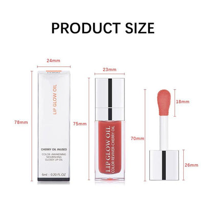 Hydrating Lip Glow Oil, Plumping Lip Gloss, Moisturizing Lip Oil Gloss bloody lip tint, Transparent Moisturizing Lip Balm, Natural Lip Plumper, Lip Plumper Gloss Make Lips Fuller (Rosewood) Lip Makeup Sets Lipstick  Glossy Lip Care Moisturizer Hydrate