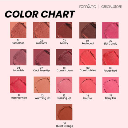 [rom&nd Official Shop] rom&nd Blur Fudge Tint 30g, Matte lipstick that Spreads Easily and Smoothly, Gloss, Lipgloss, tiktok shop store, tiktok store shop, tiktok shop, korean makeup, k beauty makeup, makeup, korean lip tints, korean lippies, Lip gloss