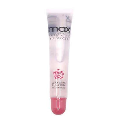 Max Ultra Shine Clear Jelly Lip Gloss Rose Flavoured