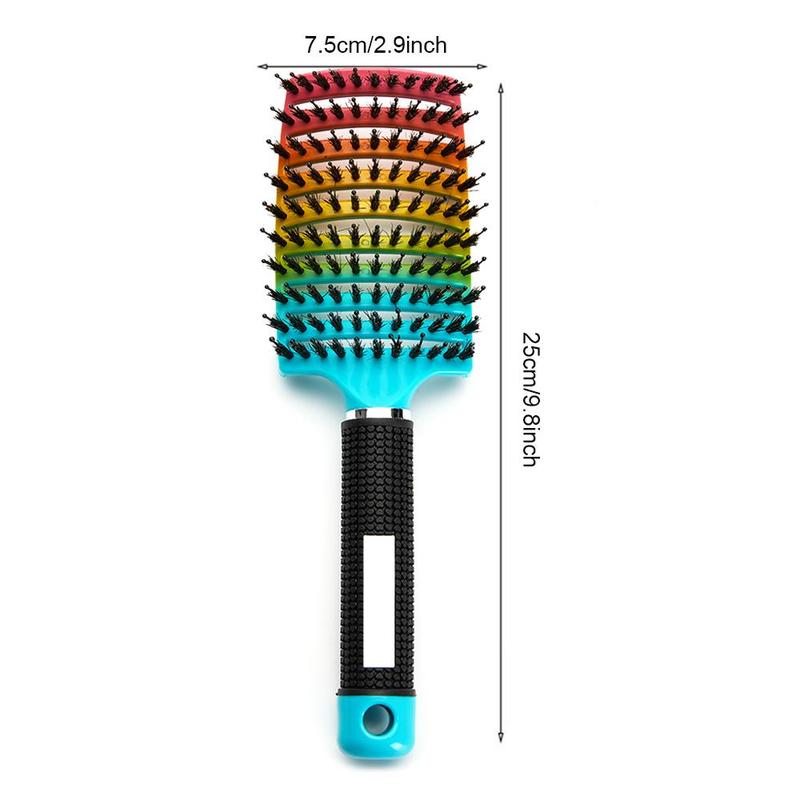 Hair Scalp Massage Comb, Curved Vented Anti-tangle Hair Styling Wet Comb, Hairdressing Detangle Hairbrush Anti Frizz Hair Brush Hair Massage Comb