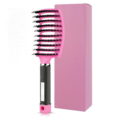 Hair Scalp Massage Comb, Curved Vented Anti-tangle Hair Styling Wet Comb, Hairdressing Detangle Hairbrush Anti Frizz Hair Brush Hair Massage Comb