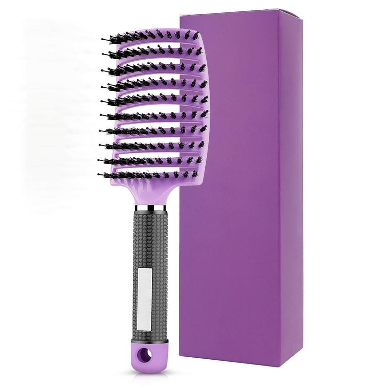 Hair Scalp Massage Comb, Curved Vented Anti-tangle Hair Styling Wet Comb, Hairdressing Detangle Hairbrush Anti Frizz Hair Brush Hair Massage Comb